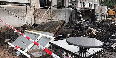 Almanya'da DİTİB camisinin şantiye bölümü yandı