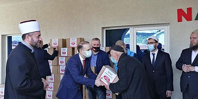 DİTİB, Sırbistan’da Ramazan paketi dağıttı