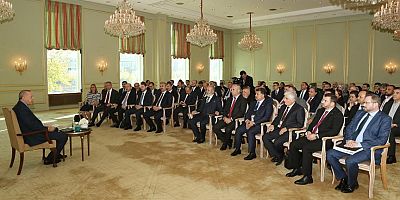 Erdoğan, Türk STK'larının temsilcileriyle görüştü