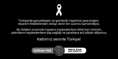 Goran-Tee-Mevlana Çay’dan Deprem Paylaşımı