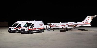 Hastalanan Öğretmen Ambulans uçakla Türkiye’ye getirildi
