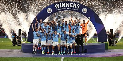 UEFA Şampiyonlar Ligi'nde Manchester City kupanın sahibi oldu