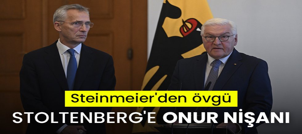 Almanya Cumhurbaşkanı Steinmeier, Stoltenberg'i 