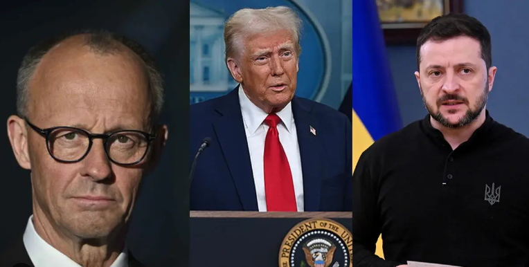 Almanya Başbakanı Merz, Trump ve Zelenskiy ile Barış ve İşbirliği Gündemiyle Telefonda Görüştü