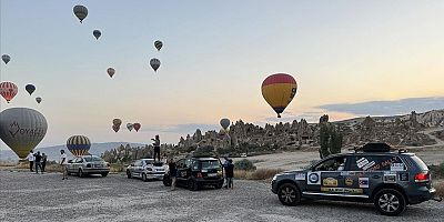 Doğu-Batı Dostluk ve İpek Yolu Rallisi Kapadokya'dan hareket etti